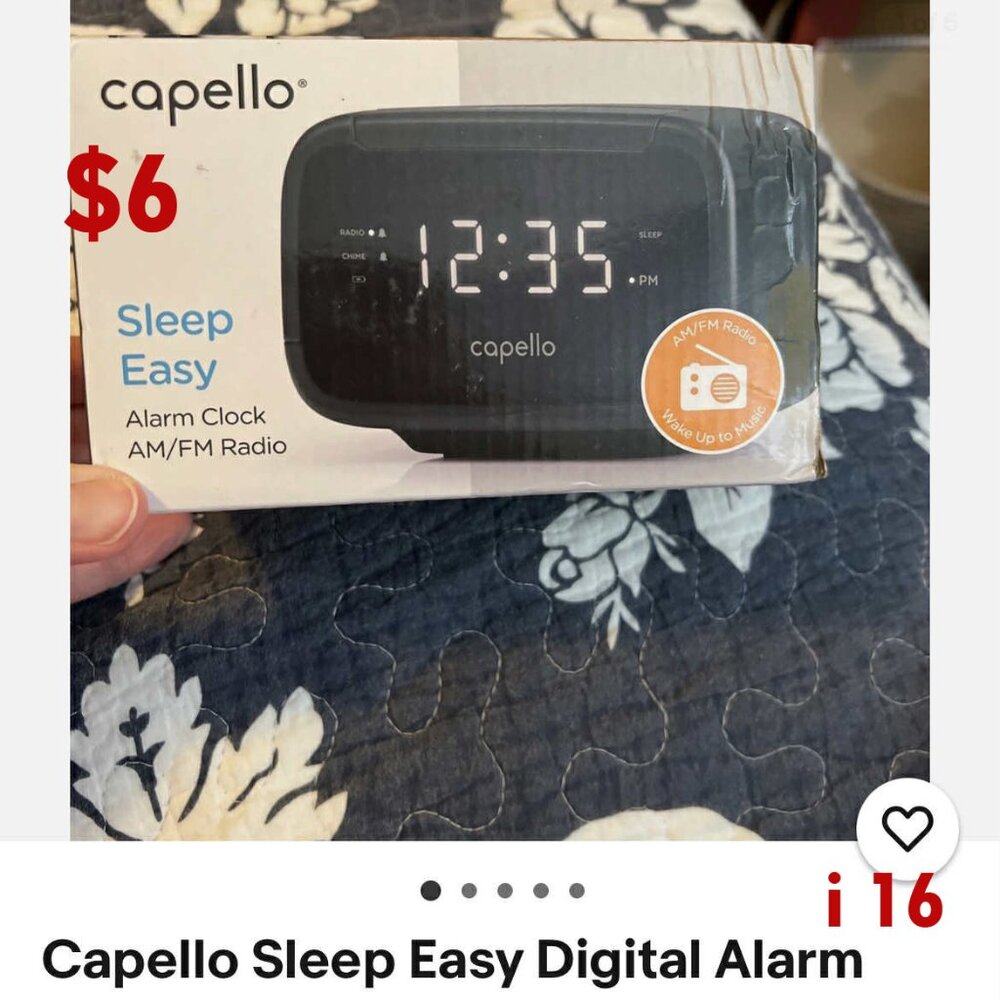 Alarm clock radio